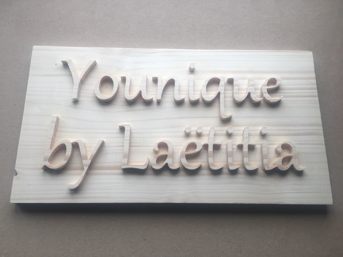 Création logo, détourage des lettres